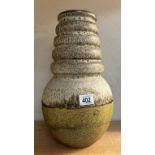 A lose West German Vase. Height 40cm approximately.