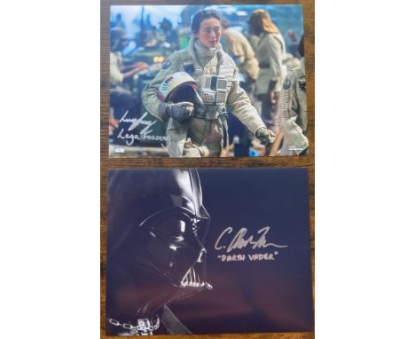 Star Wars signed collection of 10 photos each signed by a cast member from the classic movie series. Includes Richard Stride,