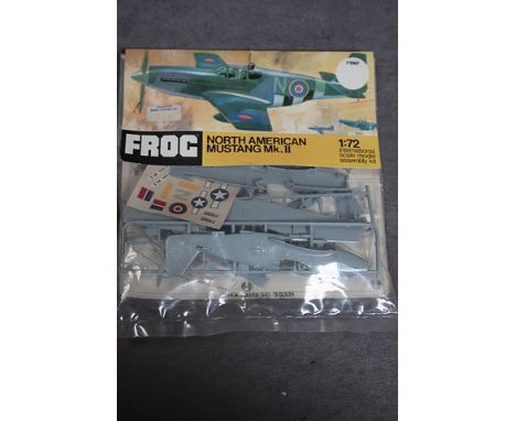 Frog  #F196F 1:72 North American Mustang MKII Plastic Bagged Vintage Model Kit