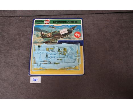 Airfix - 1:72 Scale Series 1 Scale Model Construction Kit Supermarine Spitfire Mk1 In Original Packaging 