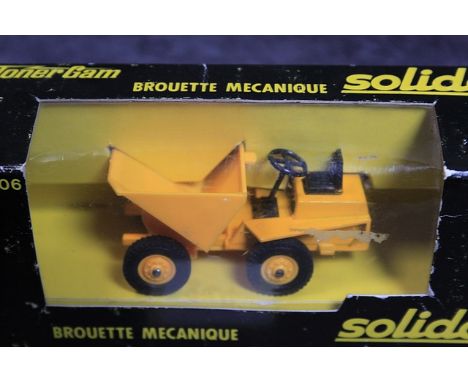 Solido Diecast Model #3306 Brouette Mecanique / Dumper TruckWith Box