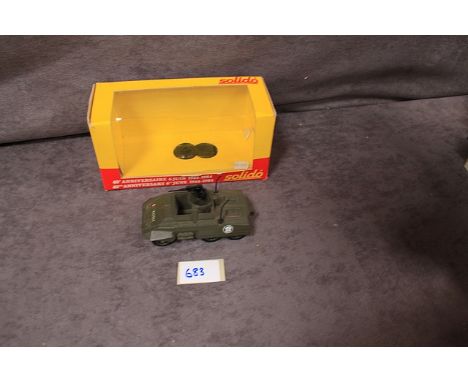 Solido (France) Diecast Us Army M20 Combat Car - Diecast 1:50 1984 40th Anniversary Edition In Box