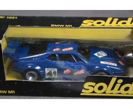 Solido Diecast Model #1031 BMW M1 In Blue  With Box