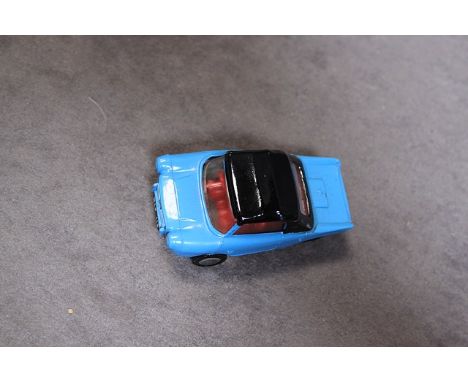 TRI-ANG - SPOT ON #119 MEADOWS FRISKY SPORT In Blue With A Black Roof Rare Colour Model Mint In An Excellent Box With Leaflet