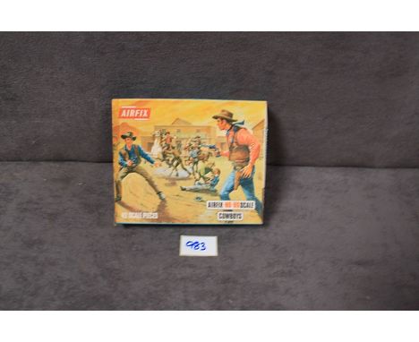 Airfix H0-00 Scale Cowboys 42 figures in an excellent box