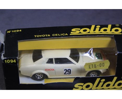 Solido Diecast Model #1094 Toyota Celica In White With Box