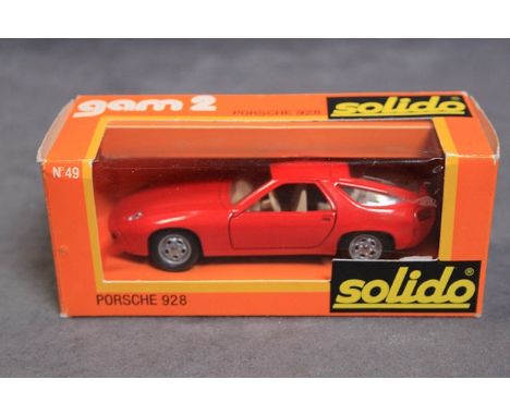 Solido GAM 2 Diecast Model # 49 Porsche 92B In Red Complete With Crisp Box