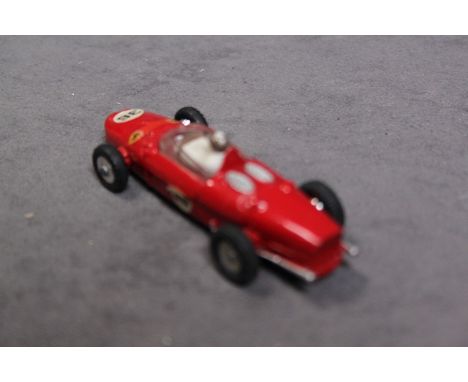 Dinky Toys Diecast #242 Ferrari Racing Car Red RN #36 And Helmet 1964 - 1971 With Box 