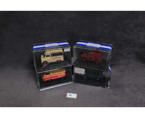 4 x Oxford Roadshow diecast model comprising # JM013 Oxford Diecast Rediffusion - 1:43 Scale # CA019 Oxford Diecast Luchinis 