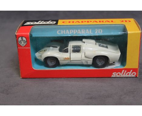 Solido Diecast Model #153 Chapparal 2D White Complete With Box