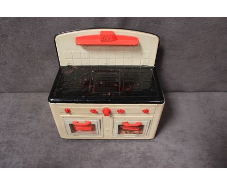 Fuchs Vintage Toy Kitchen Hob Cooker Tin Metal 1950s Play Set Made In Western Germany In Box
