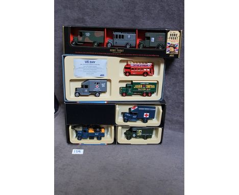 Lledo Diecast Model Sets Comprising #Hf1003 The Home Front Collection #VEL1003 Special Edition Collection To Commemorate The 