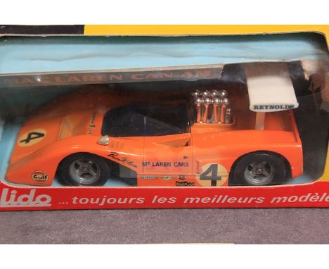 Solido Diecast Model #176 McClaren Can AM In Orange Complete With Box