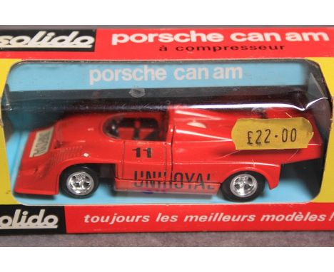 Solido Diecast Model #18 Porsche Can AM In Red Complete With Crisp Box