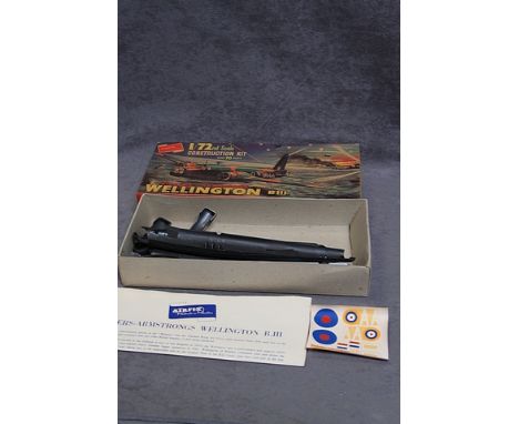 Airfix 1/72 Scale.Vickers-Armstrong Wellington BIII Series 4 Affectionately known during the War as the Wimpey, the Wellingto