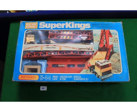 Mint Matchbox Superkings Diecast #K-44 Bridge Layer In storage Soiled Box