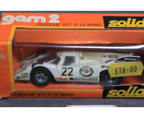 Solido GAM 2 Diecast Model #198 Porsche 917 In White Complete With Box