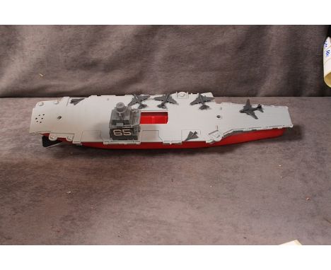 Battery Operated Aircraft Carrier with Engine Sound #1041B made in Hong Kong