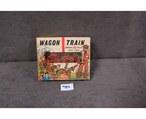 Airfix H0-00 Scale Wagon Train 46 figures in an excellent firm early box