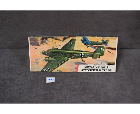 Airfix 1/72 scale model kit Part No 588 Series 5 Junkers JU.52 in sealed box