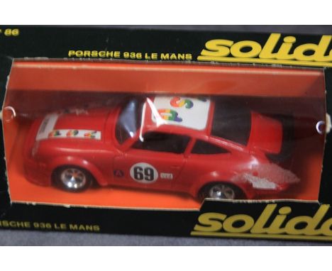 Solido Diecast Model #86 Porsche 936 Le Mans In Red With Crisp Box