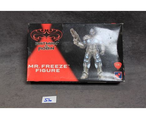 Hasegawa (Japan) 1997 Batman And Robin, Mr. Freeze Figure, Model Kit Still On Sprues1:16 Scale Figure Released:1997