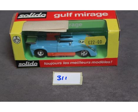 Solido Diecast Model #17 Golf Mirage In Pale Blue Complete With Crisp Box