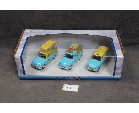 Oxford Diecast Triple Ice Cream Set - 1:76 Scale 