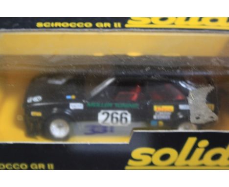 Solido Diecast Model #1059 Scirocco MK II In Black With Box