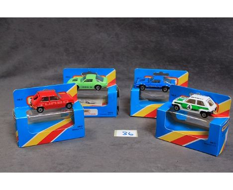 4 X Matchbox Diecast Models #21 Renault 5 TL Red #21 Renault 5 Rallly Car No4 Green And White #68 Camaro Iroc Z Light Green #