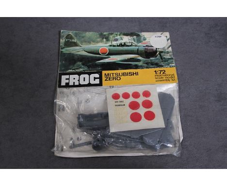 Frog #F219F Mitsubishi Zero Rare  Version  1/72 Scale