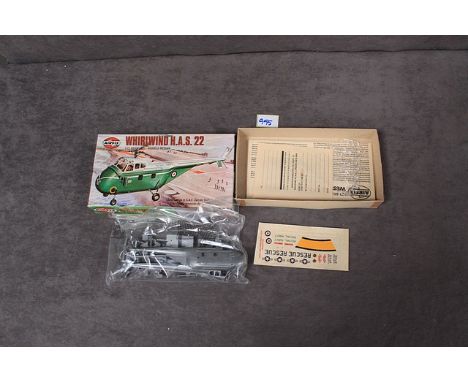 Airfix 1/72 scale model kit 02056-9 Series 2 Whirlwind H.A.S. 22 with instructions still on sprues in box