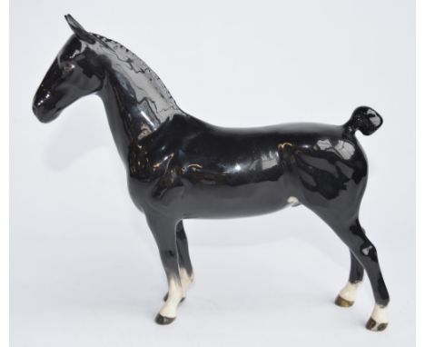 Beswick CH Black Magic ceramic horse figurine, no damage/repairs noted 