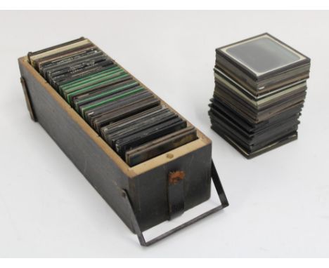 Collection of late C19th/early C20th magic lantern slides, the majority photographic topographicals of GB and Europe incl. st