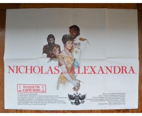 Collection of vintage movie quad posters to include Nicholas And Alexandra, Jane Eyre, Mary Queen Of Scots, The Canterbury Ta