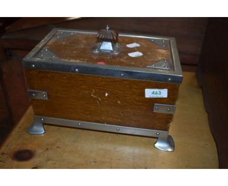 A vintage caddy or small casket