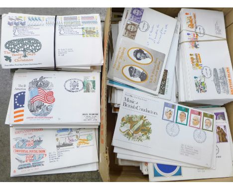 A collection of first day covers, six sets, collated in years 
