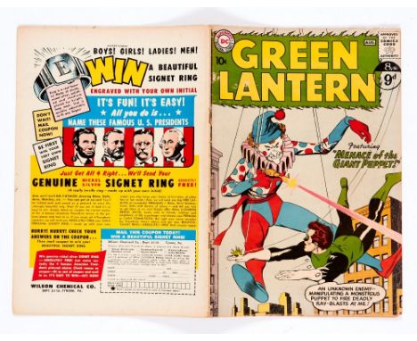 Green Lantern #1 (1960). Some scuffing to top left of cover, worn spine, light tan pages [vg]. No Reserve