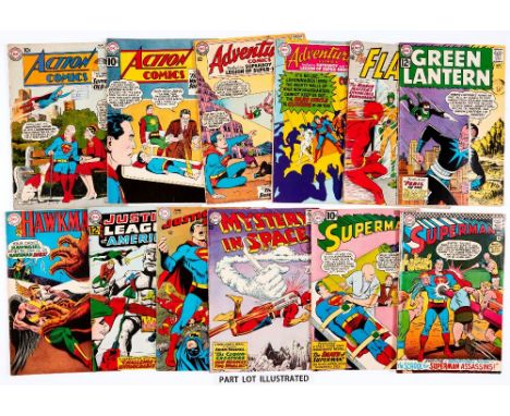 DC Mix (1960-69). Action 270, 281, 306, Adventure 319, 367, 382, Flash 136, 182, Green Lantern 15, 28, Hawkman 24, J. Olsen 6
