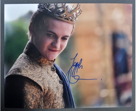 Game Of Thrones - Jack Gleeson (Joffrey) - an autographed 8x10" colour photograph from the HBO series. Signed neatly in blue 