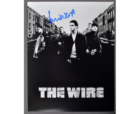 The Wire (2002-2008) - Dominic West - autographed 8x10" black and white promotional image from the series, signed neatly by W