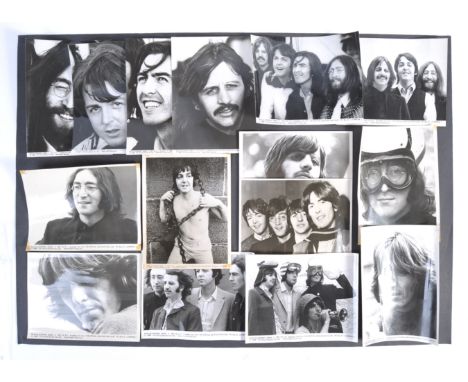 The Beatles - a rare collection of x4 sets of Beatles Fan Club ' Superpix ' photographs. ' Available Only From The Beatles Fa