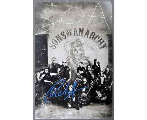 Charlie Hunnam - English Actor - Sons Of Anarchy - fantastic 8x10"&nbsp; autographed photograph from the series. Signed by Hu