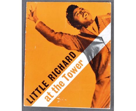 The Beatles - a rare original concert programme for ' Little Richard At The Tower ', in which The Beatles were second billing