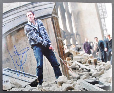 Harry Potter - Matthew Lewis - a good signed 8x10" colour photograph of Lewis as Neville Longbottom in The Deathly Hallows Pa
