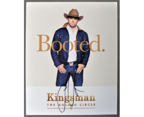 Channing Tatum - American Actor - Kingsman The Golden Circle - a superb autographed 8x10" colour promotional photograph from 