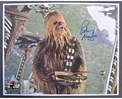 Star Wars - Peter Mayhew - English-American Actor (1944-2019) - Star Wars Celebration IV - a rare officially licensed Star Wa