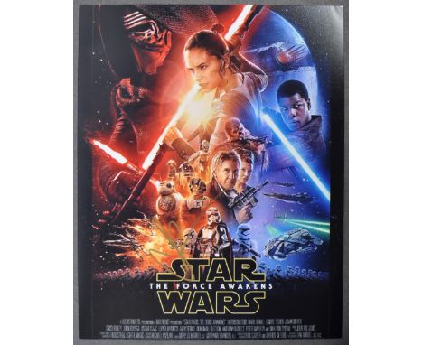 Star Wars - JJ Abrams - American Filmmaker &amp; Writer - autographed 8x10" Star Wars The Force Awakens poster photograph. Si