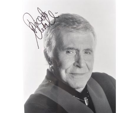 Star Trek - Ricardo Montalban (1920-2009) - a rare autographed 8x10" black and white photograph of Montalban, who appeared in
