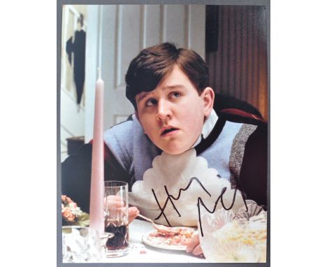 Harry Potter (franchise) - Harry Melling (Dudley Dursley) - autographed 8x10" colour photograph of Melling from the franchise